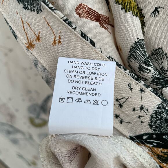 Anthropologie Bel Kazan Floral Open Front Kimono Duster Long Cardigan Size OS - Picture 10 of 10